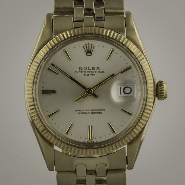 Rolex Oyster Date, Mens, 14k Yellow 