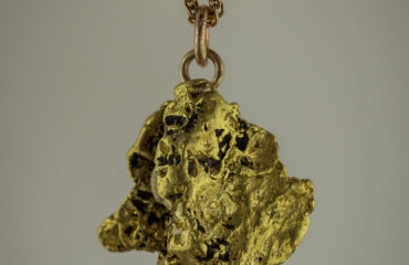 Natural Gold Nugget Pendant