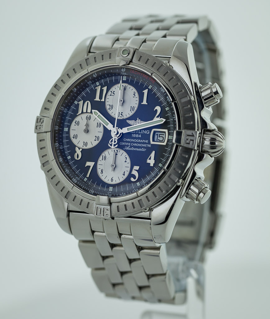 Breitling Chronomat Evolution, A13356, Mens, Stainless Steel, Automatic