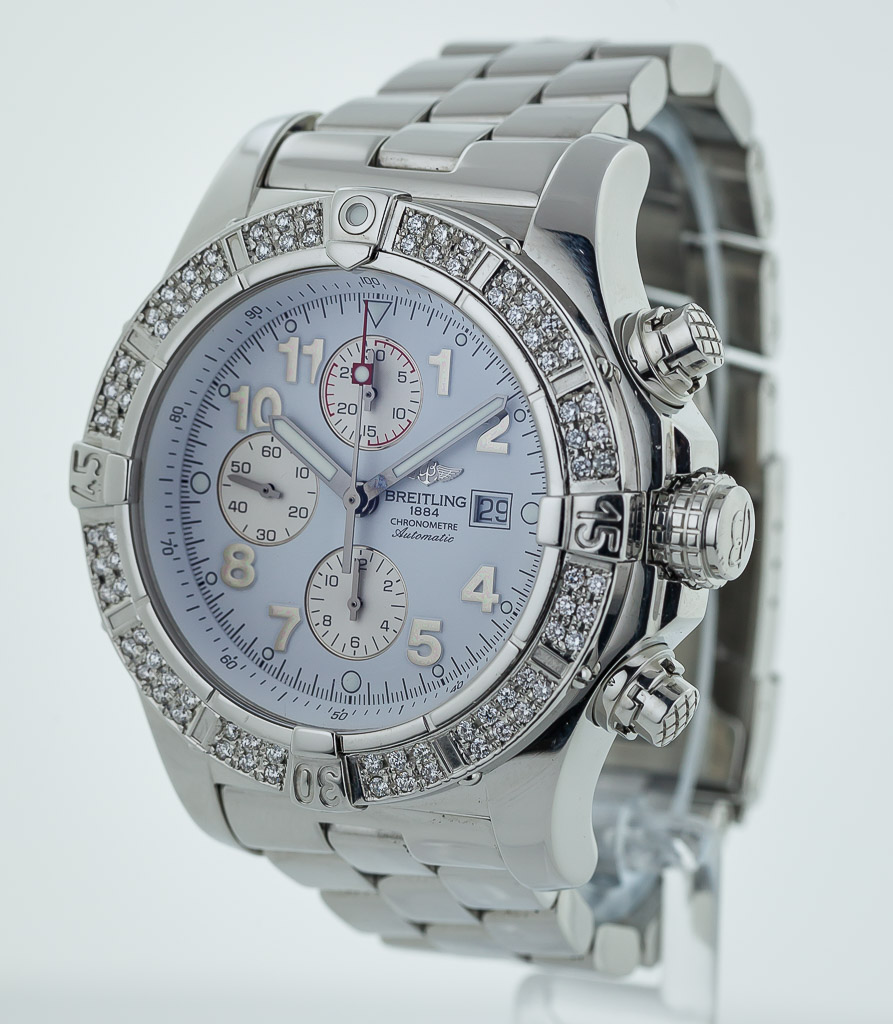breitling diamond bezel