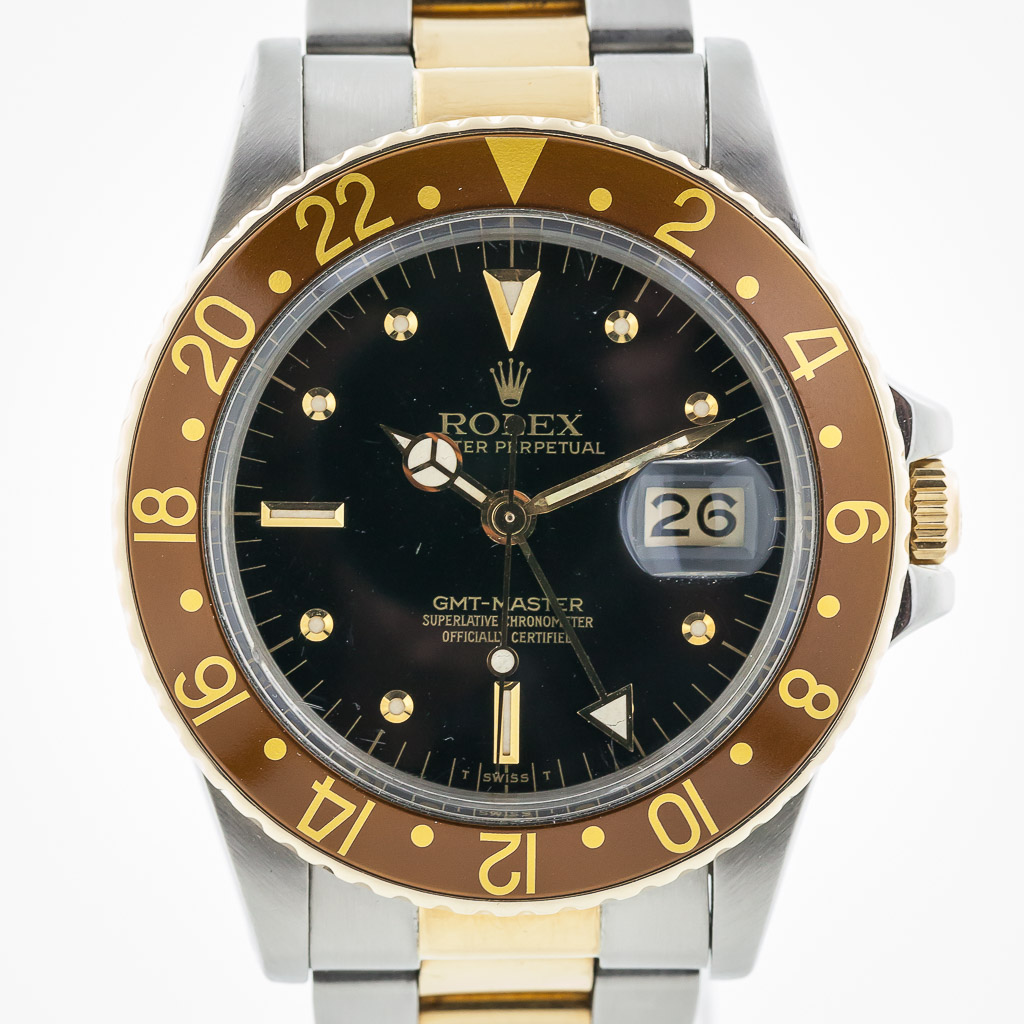 返金 Rolex GMT-Master, Ref: 16753, Mens, Two Tone, 18K – Stainless