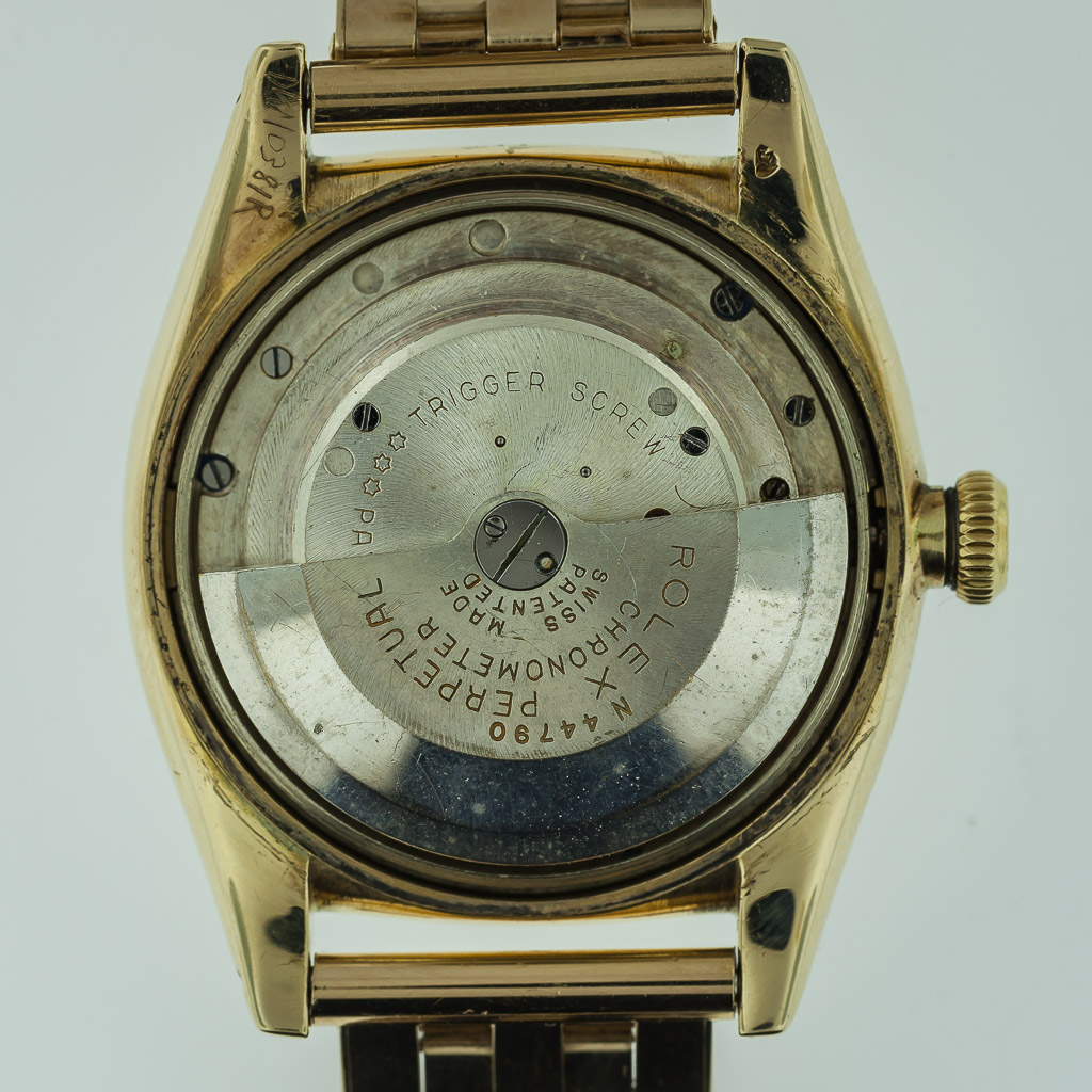 Rolex Oyster Perpetual Bubble Back, Ref No 3131, 14K Solid Gold, Rare ...