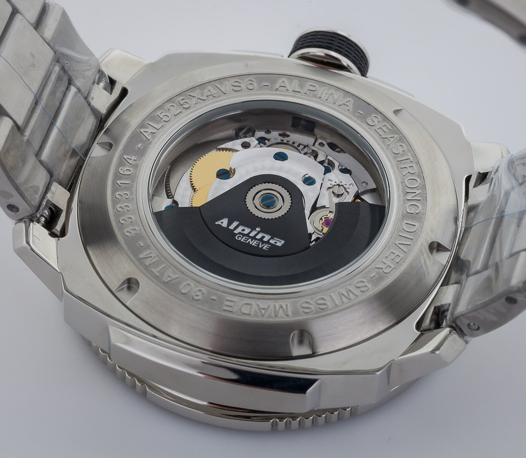 Alpina Seastrong Diver 300, Ref AL-525LBN4V6B, Mens, Automatic, Stainless Steel, Brand New 