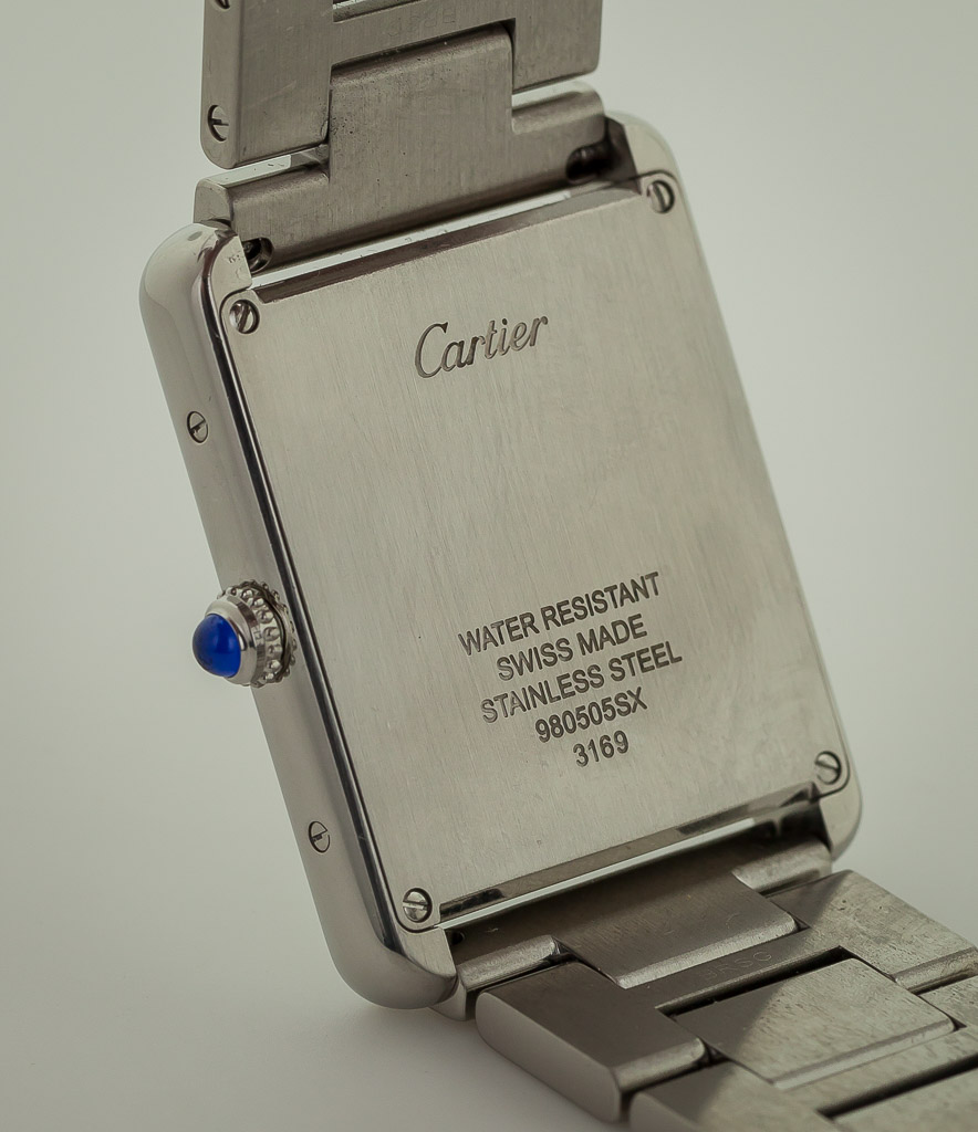 Cartier Stainless Steel 35mm x 28mm Tank Solo 3169 Quartz Watch