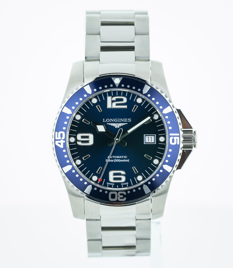Longines HydroConquest, Ref L37424966, Men's, Stainless Steel, Automatic, Blue Dial - Estates 