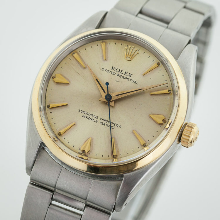 Rolex Oyster Perpetual, Ref no 6564, Men's, Stainless Steel and 14K ...