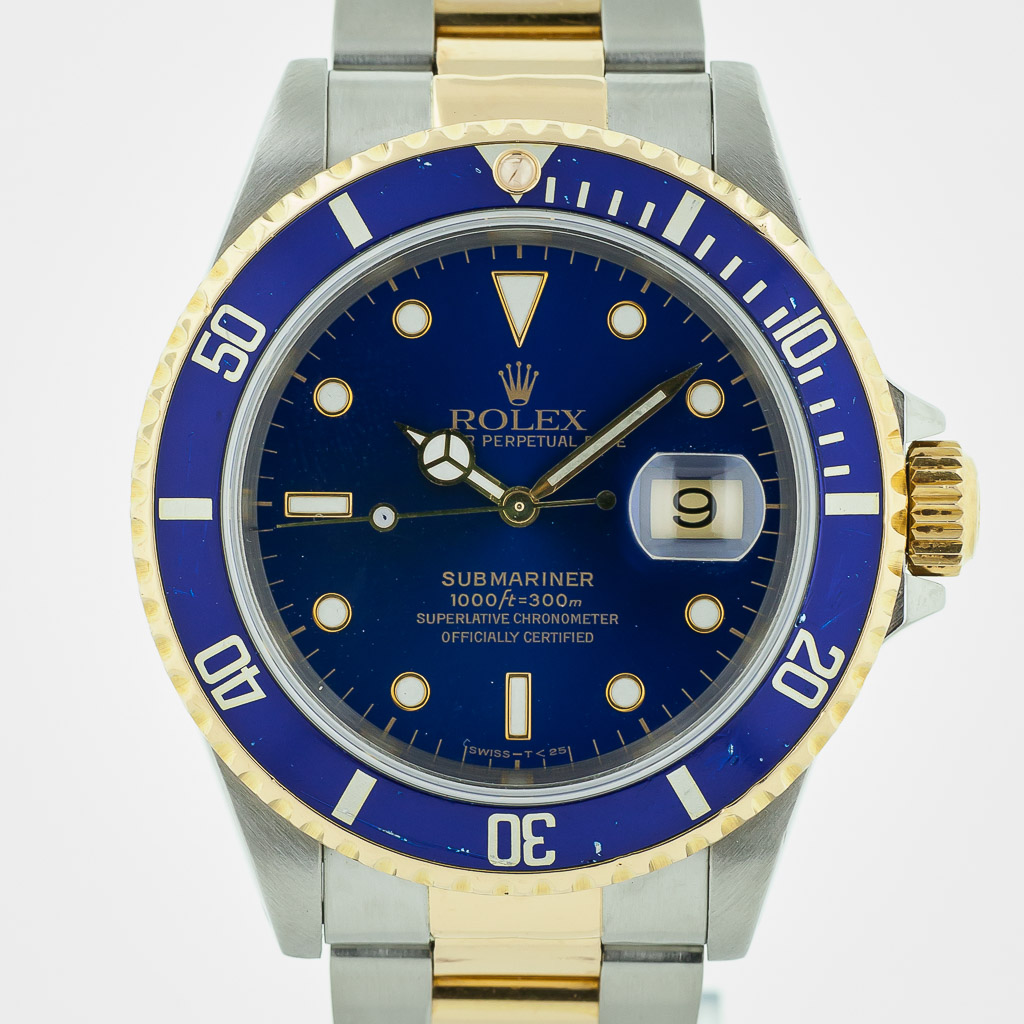 Pre-owned Rolex Submariner 18k Gold and 