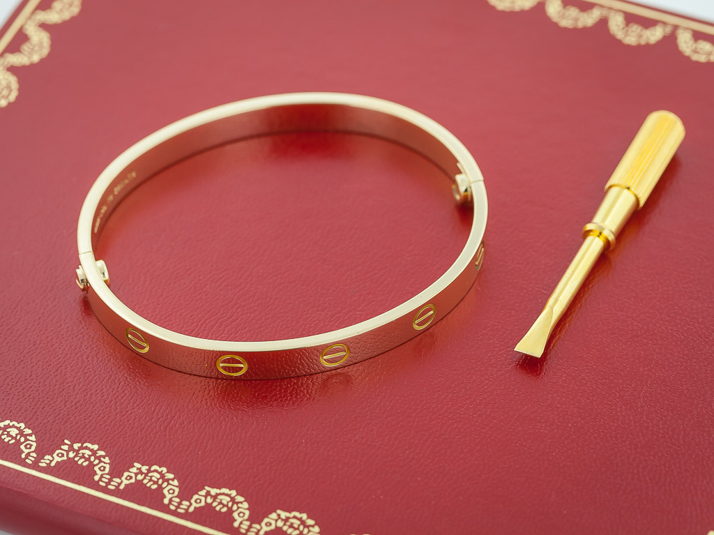 Cartier Love Bracelet, 18K Yellow Gold 