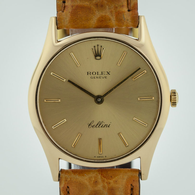 Rolex Cellini, Ref 3804, Vintage, 18K Yellow Gold, Men's, Manual Movement, 31.5 mm, 1983 