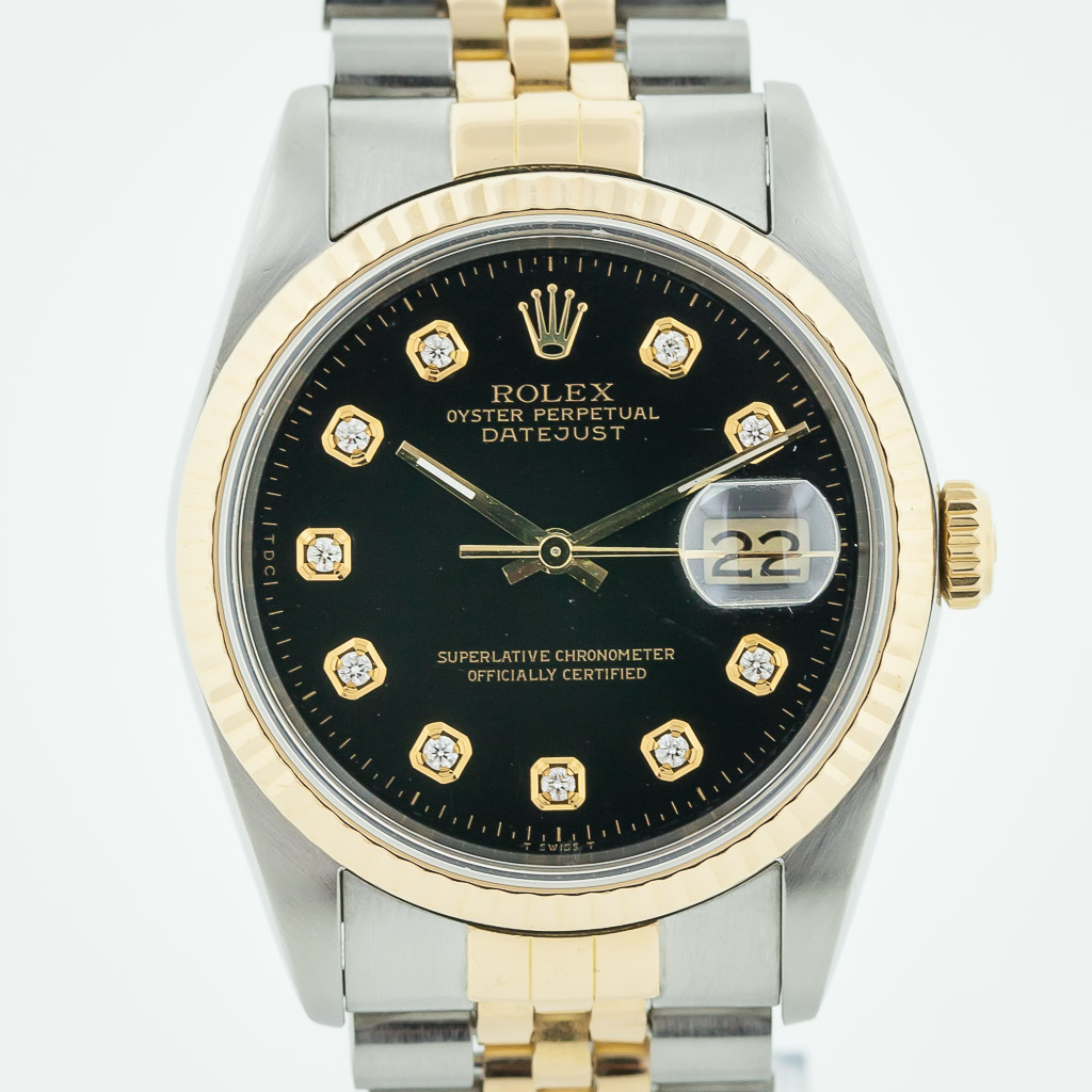 Rolex Datejust, Ref 16233, Men's, Stainless Steel and 18K Gold