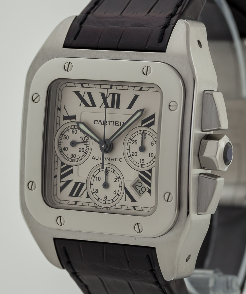 cartier santos 100 xl chronograph 2740