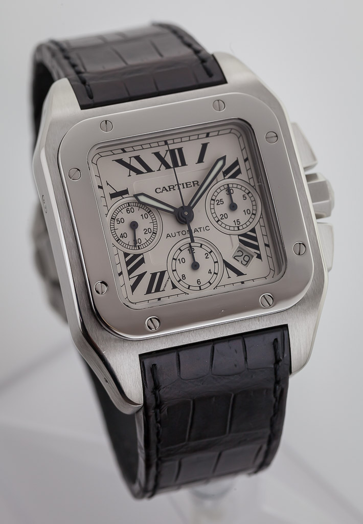 cartier santos 100 xl chronograph 2740