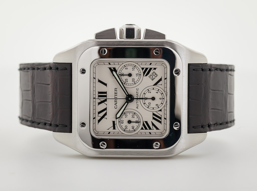 cartier santos 100 xl chronograph 2740