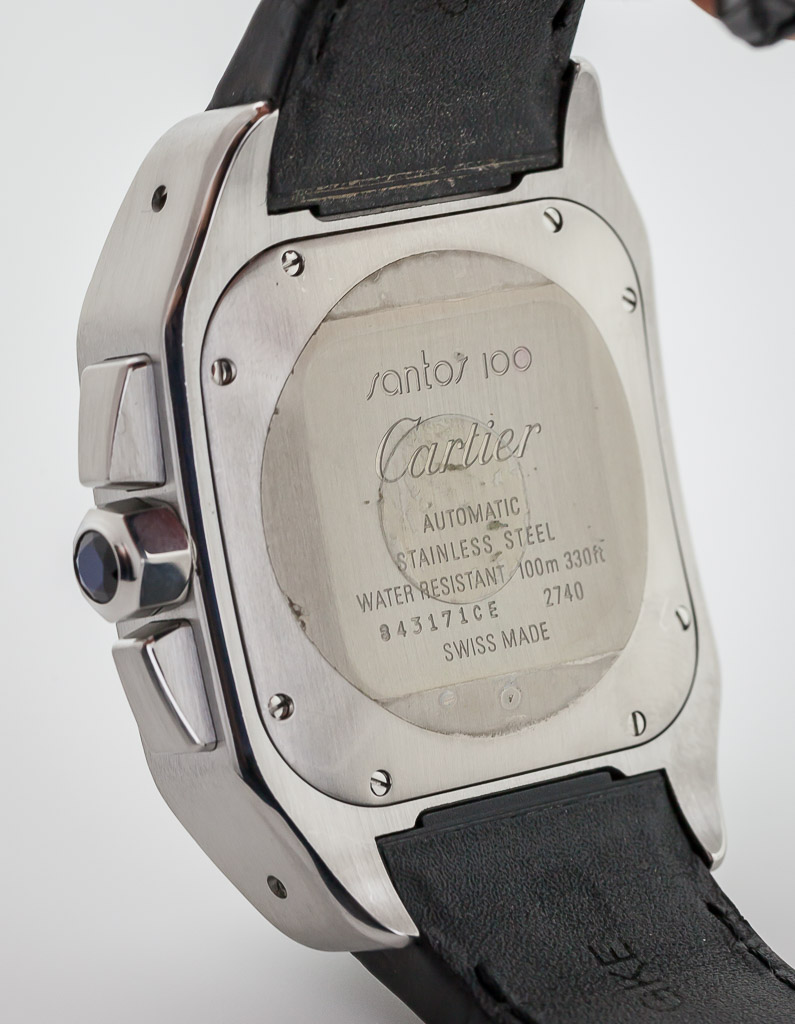 cartier santos 100 xl chronograph 2740