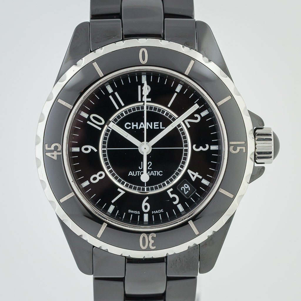 Chanel J12 Automatic, Ref no H0685, Men's, Midsize, Black Ceramic