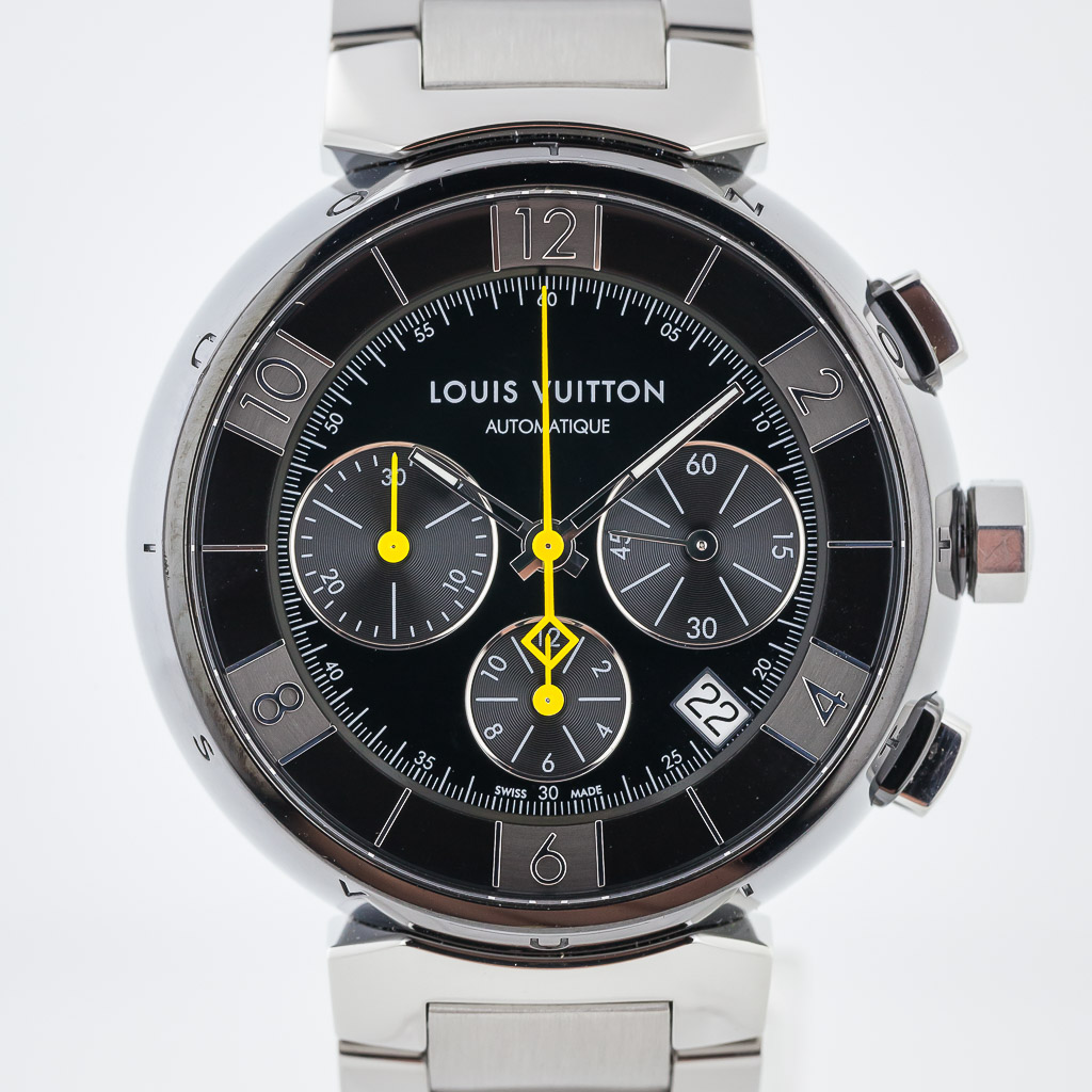 Louis Vuitton Tambour Brown Automatic Chronograph - Reference Q11215 - Watch  Seller