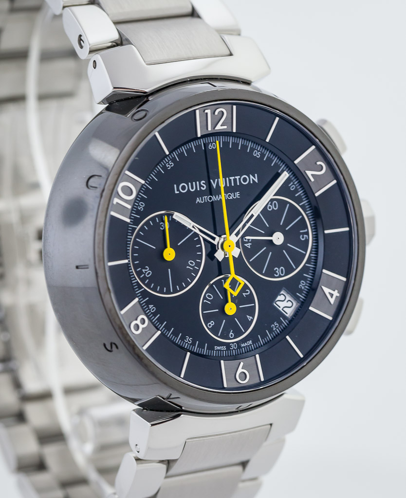 Louis Vuitton Q1122 Tambour Chronograph Mens Watch - Watch Rapport
