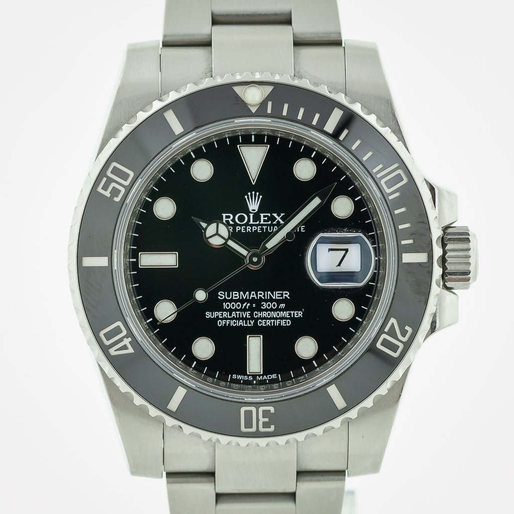 Rolex Submariner Date 40, Ref 116610, Stainless Steel, Men's, Black Dial,  Ceramic Bezel, COMPLETE SET, 2012 - Estates Consignments Rolex Submariner  Date 40, Ref 116610, Stainless Steel, Men's, Black Dial, Ceramic Bezel,  COMPLETE SET, 2012