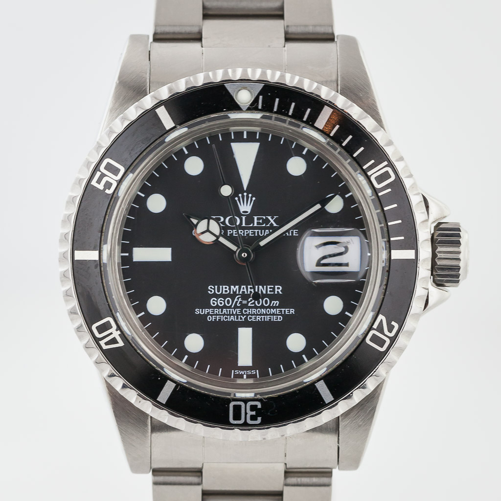 Rolex Submariner Date 40, Ref 1680, Men's, Stainless Steel, Black Dial and Bezel, 1979 - Estates Rolex Submariner Date 40, Ref 1680, Men's, Stainless Steel, Black Dial and Bezel, 1979
