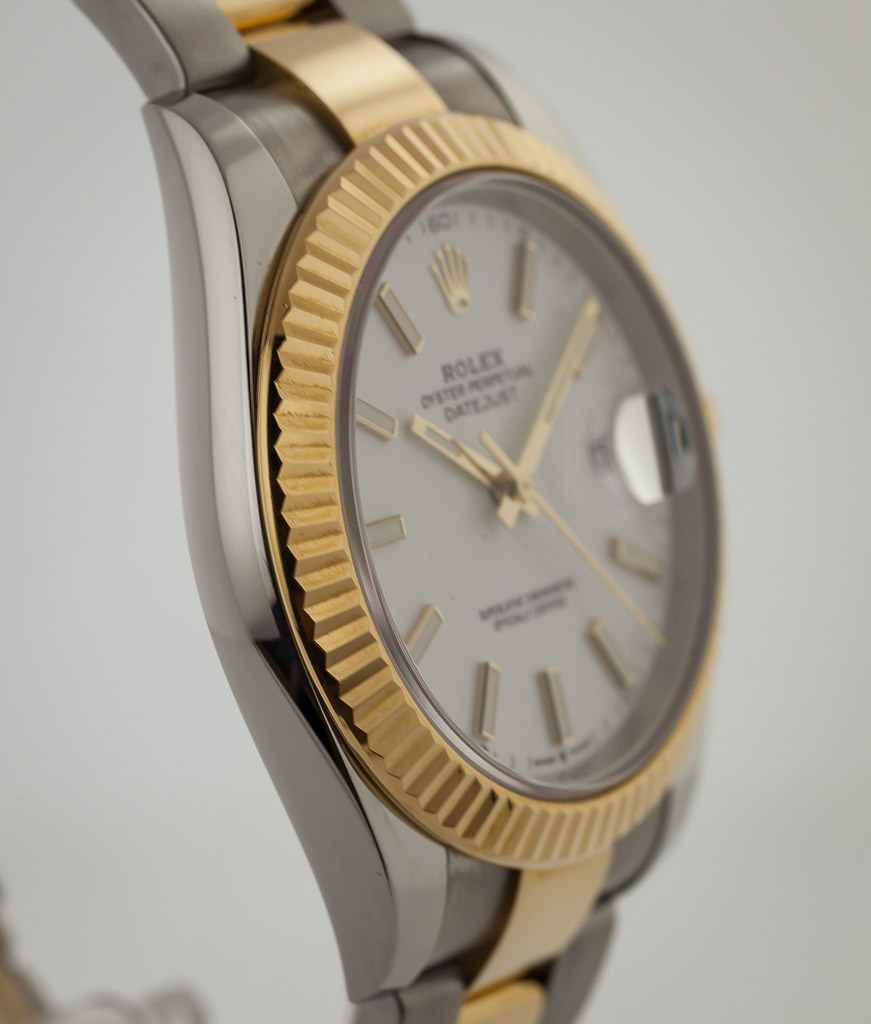 Rolex Datejust 41, Ref 126333, Men's, St Steel and 18K Gold, White Dial,  Jubilee Bracelet, 2021 - Estates Consignments Rolex Datejust 41, Ref  126333, Men's, St Steel and 18K Gold, White Dial, Jubilee Bracelet, 2021