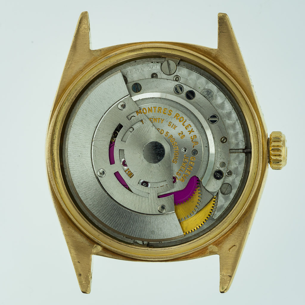 18K Yellow Gold, Champagne Linen Dial, 1966