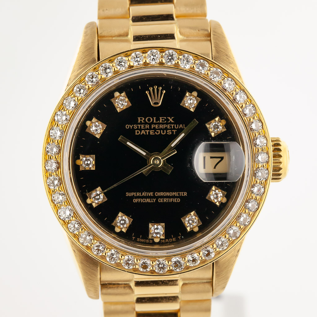 Rolex President Datejust 26, Ref 69178, Ladies, 18K Yellow Gold