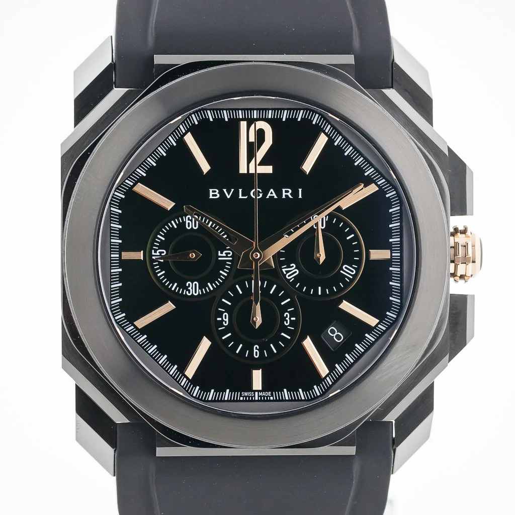 Bvlgari Octo Velocissimo Ultranero, Ref BGO 41 SCH, Men's